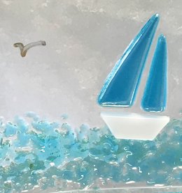boat art glass